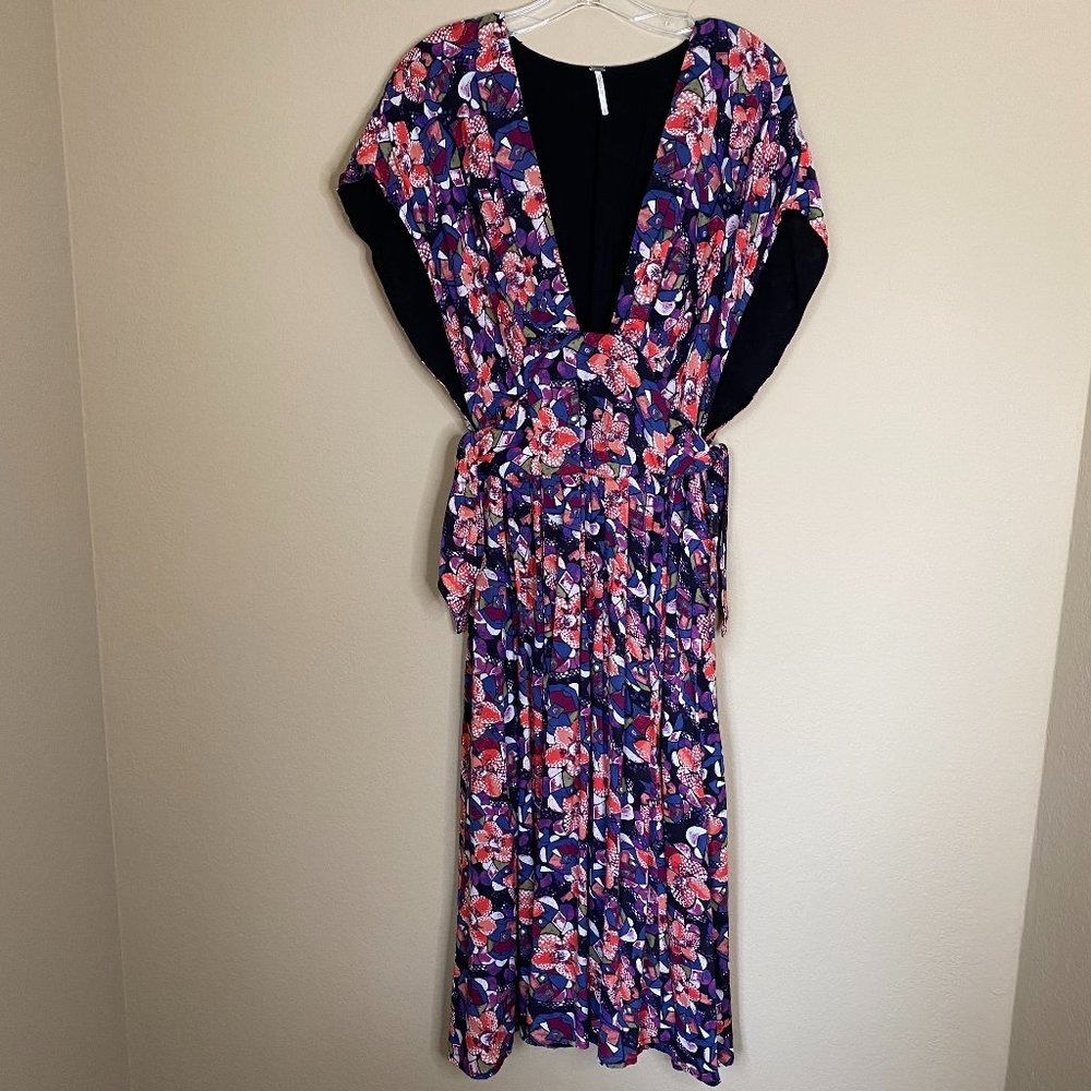 NEW free people floral print dress
